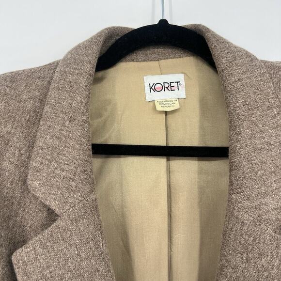 Vintage 100% Wool Blazer Womens 16W Fits US Women M/L Preppy Academia 90s - Picture 2 of 7